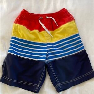 Hannah Andersson Colorful Striped Swim Shorts
